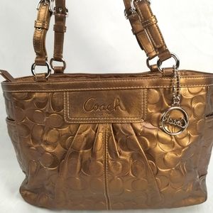 Coach Y2K Shoulder Bag - NEVER USED - 100% AUTHENTIC - METALLICA GOLD